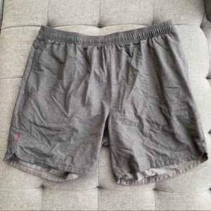 Rhone Workout Shorts Grey